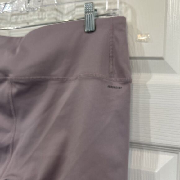 Adidas Womens Plus Size 2X Leggings  Tight Fit 7/8 Training Lavender - Picture 5 of 8